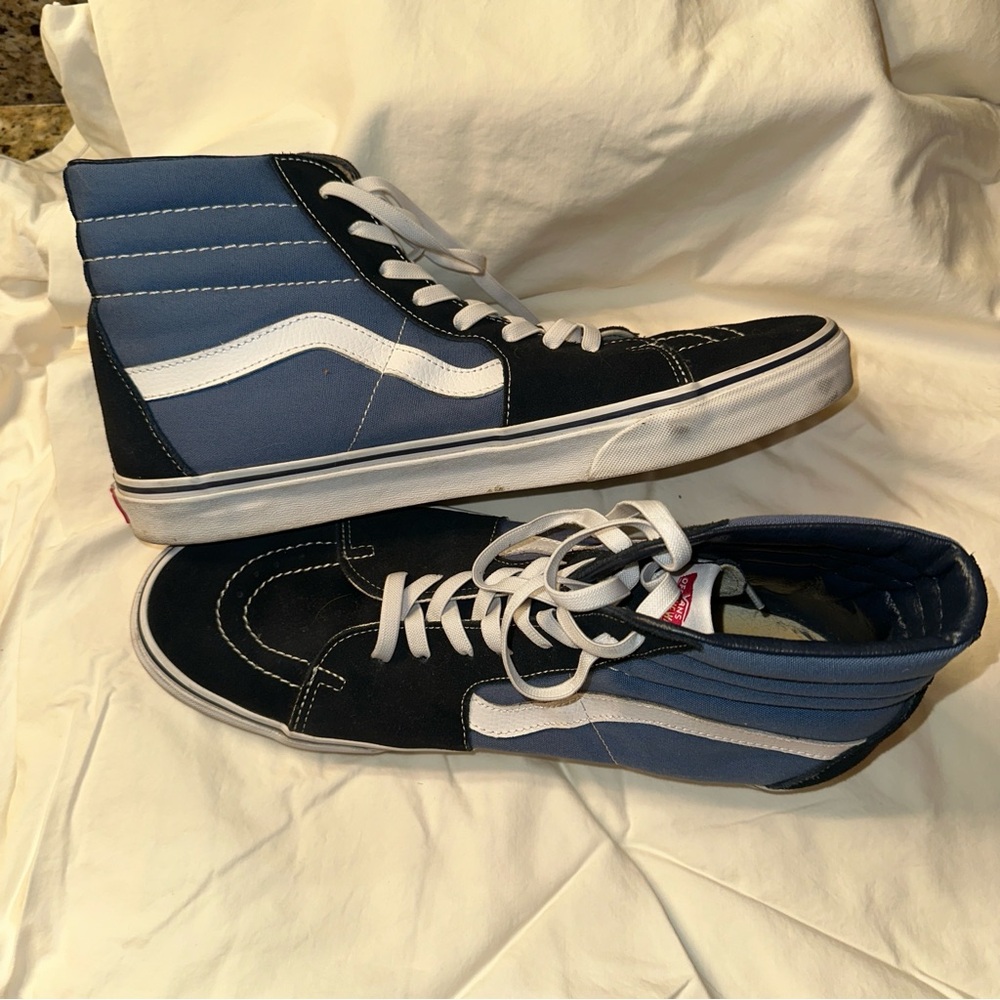 Vans High-Top Sneakers - Blue and Black